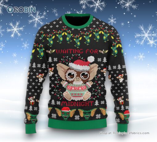Waiting For Midnight Ugly Christmas Sweater and Sweatshirt