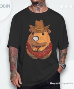 Western Cowboy Capybara Wearing Cowboy Hat Howdy Capy Shirt Western Cowboy Capybara Wearing Cowboy Hat Howdy Capy Shirt