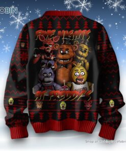 Where Fantasy & Fun Coome To Life Five Nights At Freddy’s Ugly Christmas Sweater and Sweatshirt Where Fantasy & Fun Coome To Life Five Nights At Freddy’s Ugly Christmas Sweater and Sweatshirt