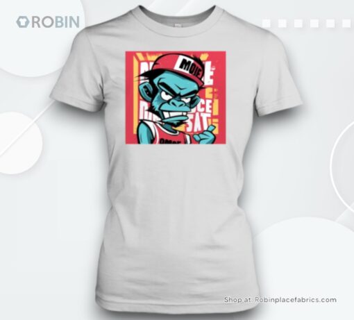 Whimsical Funky Apes Cartoon Hipster Urban Unisex Shirt