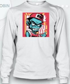 Whimsical Funky Apes Cartoon Hipster Urban Unisex Shirt