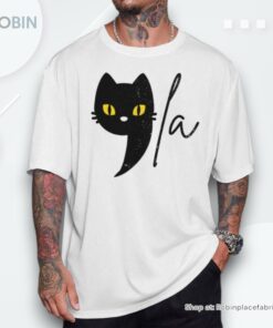 Women’s Comma La Cat Ladies For Kamala Harris Distressed Shirt