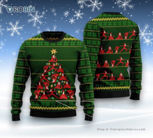 Yoga Christmas Ugly Christmas Sweatshirt, Sweater