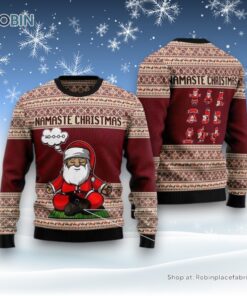 Yoga Santa Clause Ugly Christmas Sweatshirt, Sweater For Men And Women, Christmas Gift Yoga Santa Clause Ugly Christmas Sweatshirt, Sweater For Men And Women, Christmas Gift
