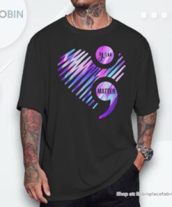 You Matter Suicide Prevention Awareness Teal & Purple Ribbon Shirt