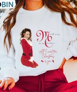 1ariah Carey Christmas Sweatshirt, Xmas Hoodie, Long Sleeve Cotton, Tee