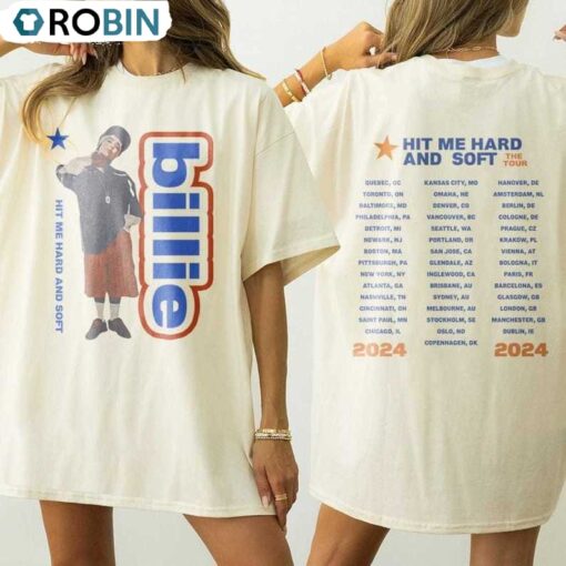 1illie E1lish Hit Me Hard And Soft The Tour Shirt Unisex Shirt