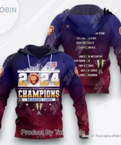 2024 National Champions Brisbane Lions AOP Clothing (Hoodie, Sweatshirt, T Shirt)