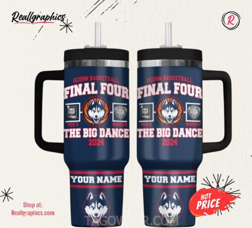 2024 Ncaa Final Four Personalized 40oz Tumbler With Handles