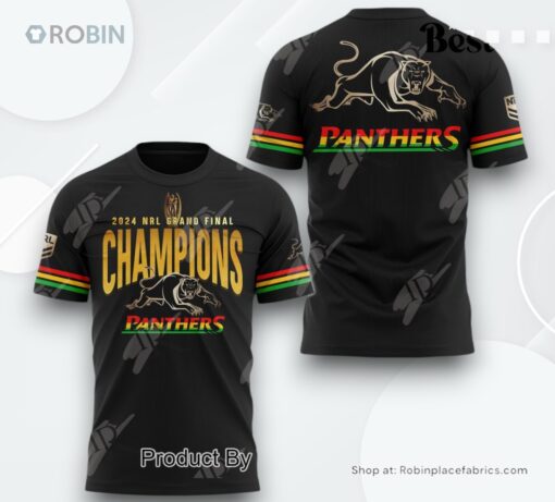 2024 NRL Grand Final Champions Penrith Panthers AOP Clothing (Hoodie, Sweatshirt, T Shirt)