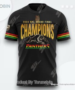 2024 NRL Grand Final Champions Penrith Panthers AOP Clothing (Hoodie, Sweatshirt, T Shirt)