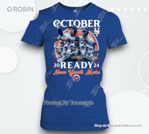 2024 October Ready New York Mets T Shirt