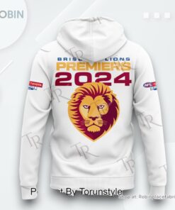 2024 Toyota AFL Premiers Brisbane Lions AOP Clothing (Hoodie, Sweatshirt, T Shirt)