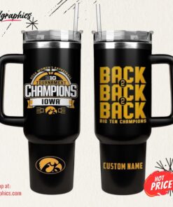 2024 Women’s Basketball B1g Tournament Champions Iowa Hawkeyes Tumbler 40oz