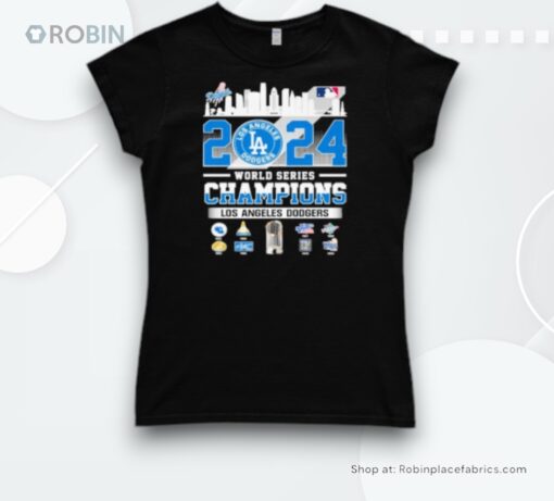 2024 World Series Champions Mlb Los Angeles Dodgers Shirt