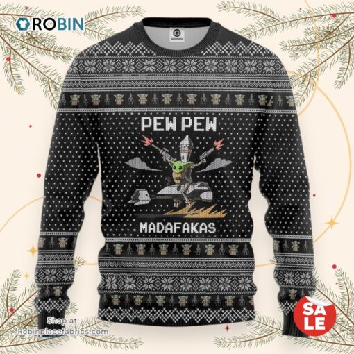 3D IG and Child Star War Ugly Christmas Sweater, Star Wars Ugly Sweatshirt