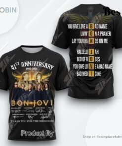 41st Anniversary 1983 2024 Bon Jovi Thank You For The Memories AOP Clothing (Hoodie, Sweatshirt, T Shirt) 41st Anniversary 1983 2024 Bon Jovi Thank You For The Memories AOP Clothing (Hoodie, Sweatshirt, T Shirt)