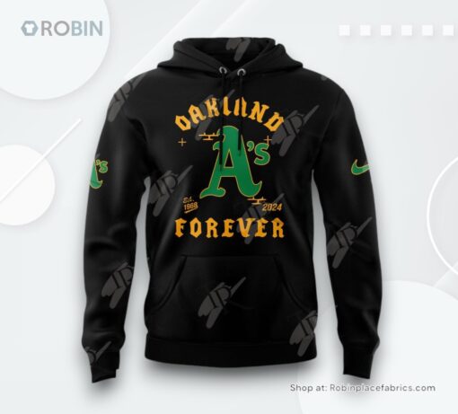 56 Years Of 1968 2024 Oakland Athletics Thank You For The Memories AOP Clothing (Hoodie, Sweatshirt, T Shirt)   Black