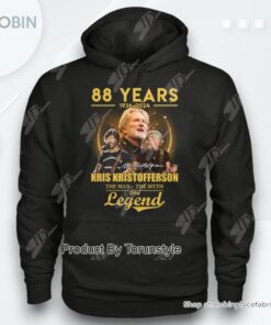 88 Years 1936 2024 Kris Kristofferson The Man The Myth The Legend T Shirt