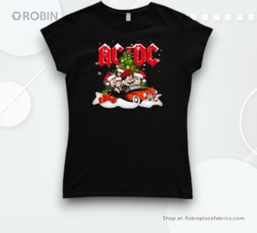 Acdc High Voltage Rock Band Celebrating Christmas 2024 Shirt