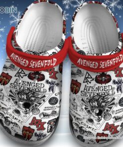 Advenged Sevenfold A7X Skull Halloween Unisex Classic Crocs