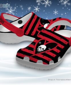 Alkaline Trio Horizontal Black Red Classic Crocs