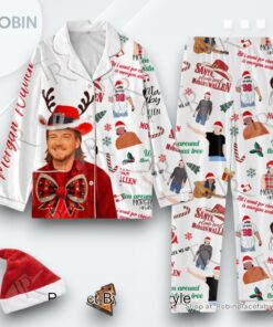 All I Want For Christmas Is Morgan Wallen Pajamas Set All I Want For Christmas Is Morgan Wallen Pajamas Set