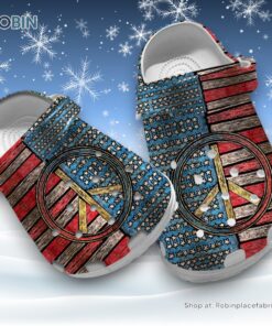 American Hippie 3D Printed Crocs Clogs Shoes