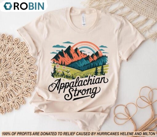 Appalachian Strong Western Shirt, Hurricane Helene Motivational Tshirt