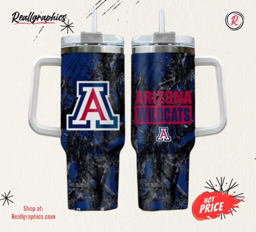 Arizona Wildcats Realtree Hunting 40oz Tumbler