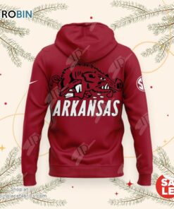 Arkansas Razorback Cal Those Hogs Hoodie   Red