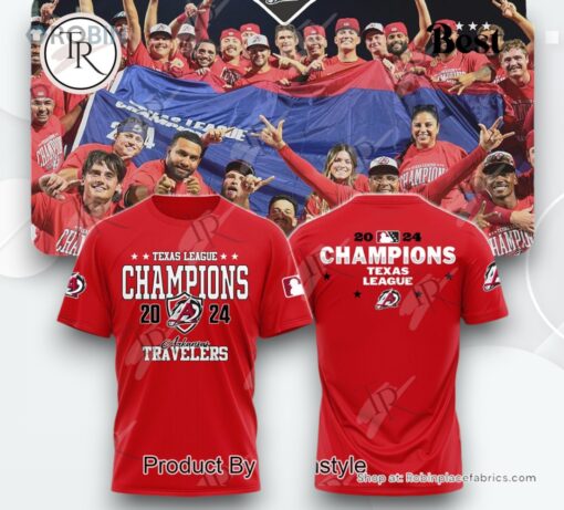 Arkansas Travelers Texas League Champions 2024 AOP Clothing (Hoodie, Sweatshirt, T Shirt)
