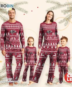 Atlanta Falcons Christmas NFL Custom Family Pajamas