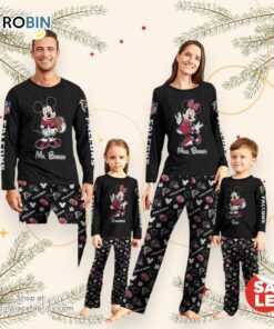 Atlanta Falcons Sport And Disney Uniform Pajamas Mickey Mouse NFL Gifts For Kids Pajamas