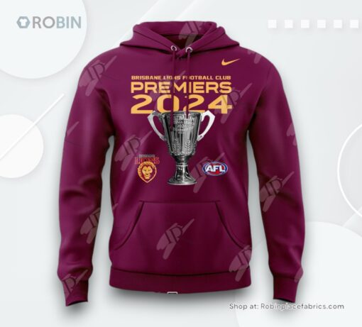 Autralian Football League Brisbane Lions Football Club 2024 AOP Clothing (Hoodie, Sweatshirt, T Shirt)