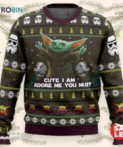 Baby Yoda Cute Mandalorion Star Wars Ugly Christmas Sweater, Star Wars Christmas Sweater Baby Yoda Cute Mandalorion Star Wars Ugly Christmas Sweater, Star Wars Christmas Sweater