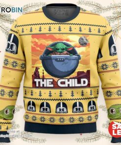 Baby Yoda the Child Mandalorion Star Wars Ugly Christmas Sweater