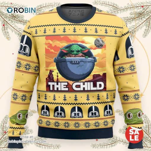 Baby Yoda the Child Mandalorion Star Wars Ugly Christmas Sweater