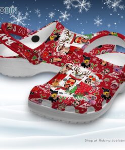 Bad Bunny Christmas Party Red Unisex Classic Crocs