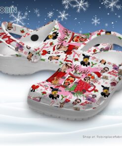 Bad Bunny Christmas Party White Unisex Classic Crocs