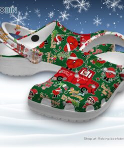 Bad Bunny Christmas Truck Green Classic Crocs