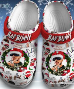 Bad Bunny Merry Christmas Unisex Classic Crocs
