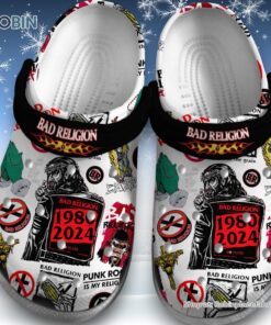Bad Religion 1980 2024 Halloween Style Classic Crocs