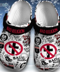 Bad Religion Skeleton Halloween Style Unisex Classic Crocs