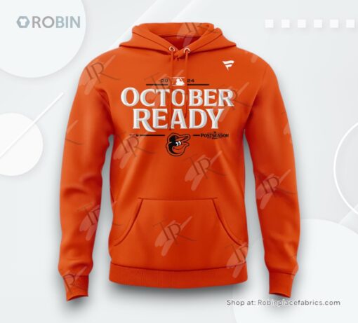 Baltimore Orioles 2024 MLB Postseason AOP Clothing (Hoodie, Sweatshirt, T Shirt)   Orange