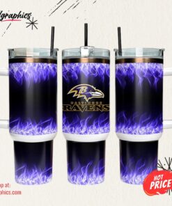Baltimore Ravens 40oz Tumbler NFL Tumbler Wrap