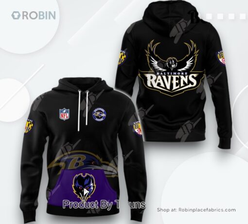 Baltimore Ravens Alternate Helmet AOP Clothing (Hoodie, Sweatshirt, T Shirt)