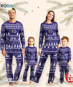 Baltimore Ravens Christmas NFL Custom Family Pajamas
