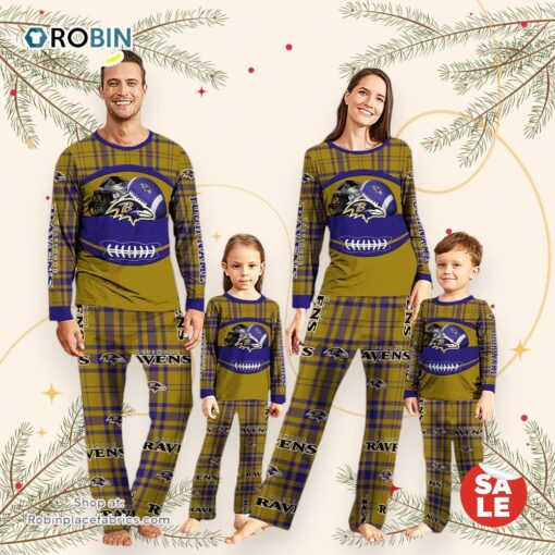 Baltimore Ravens NFL Custom Your Name Football Team Pajamas