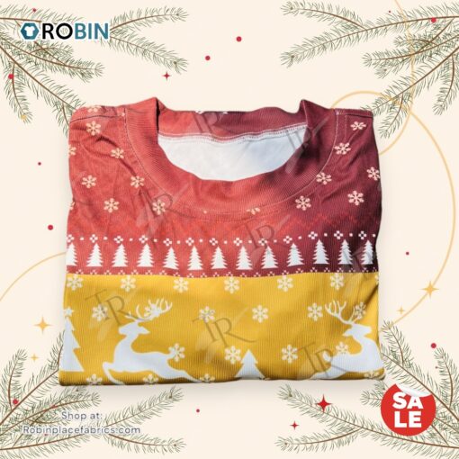 Basil Hayden’s Christmas Sweater   Kentucky Straight Bourbon Ugly Sweater with Snowflakes & Reindeer, Festive Holiday Knit for Men and Women